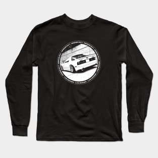 MAZDA RX-7 FC Black 'N White 4 (Black Version) Long Sleeve T-Shirt